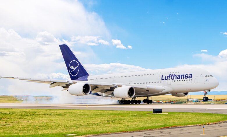 A380 in Denver
