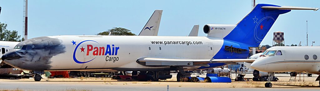 PanAir Cargo B727 WFU at Maracaibo.
