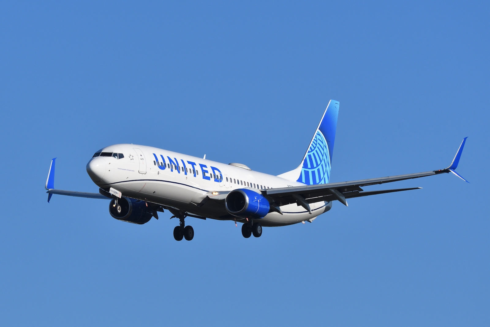 A United 737-800